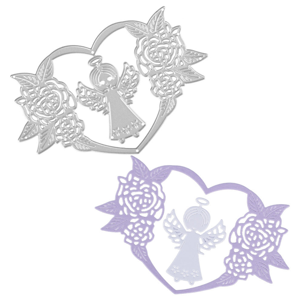 Adorable Angel Design Metal Cutting Dies for Greeting Card Cover Photo Album