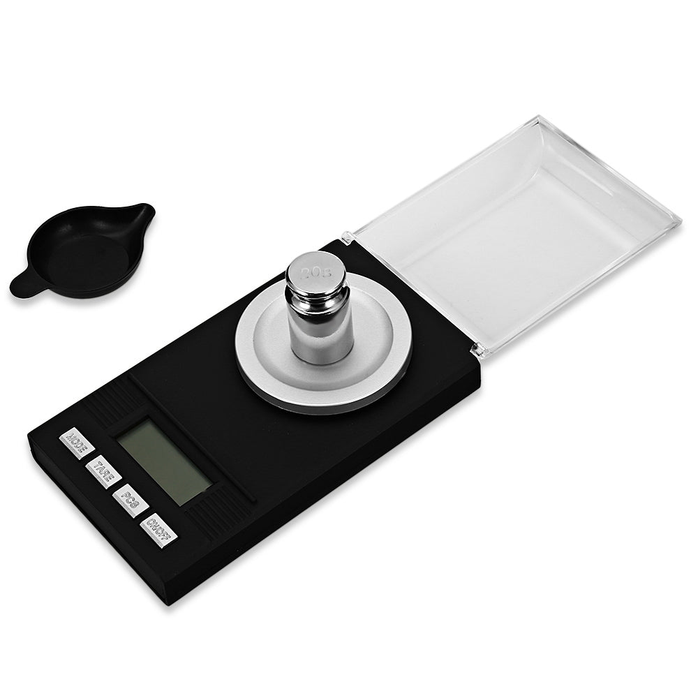 20g / 0.001g Digital High Precision Pocket Scale Weight Measurement Tool with LCD Display for La...