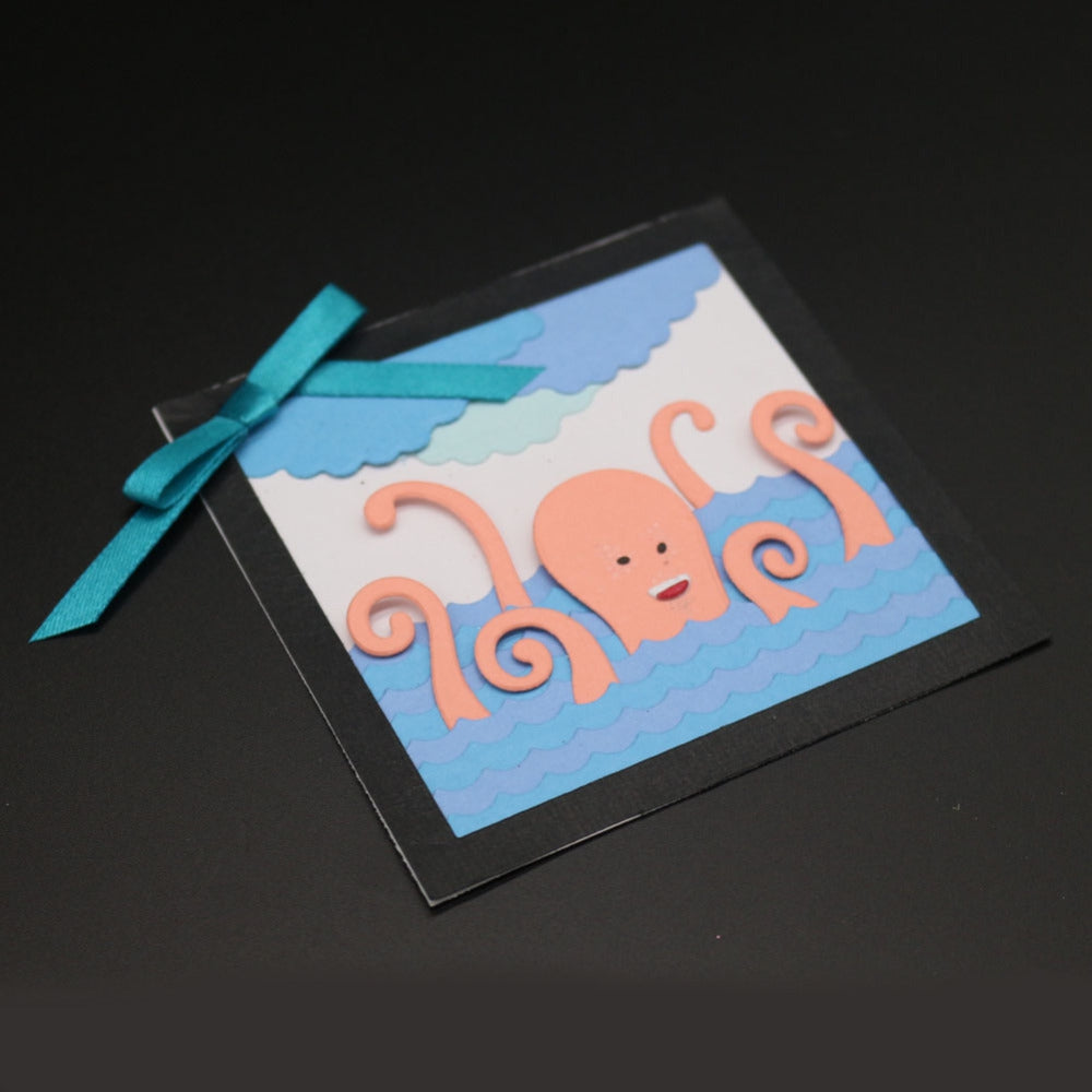 DIY Octopus Animal Pattern Style Metal Cutting Dies Set for Greeting Card Cover Photo Album