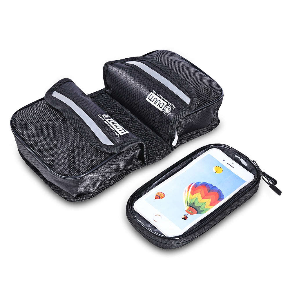 DUUTI Water Resistant Bicycle Phone Screen Front Tube Bag