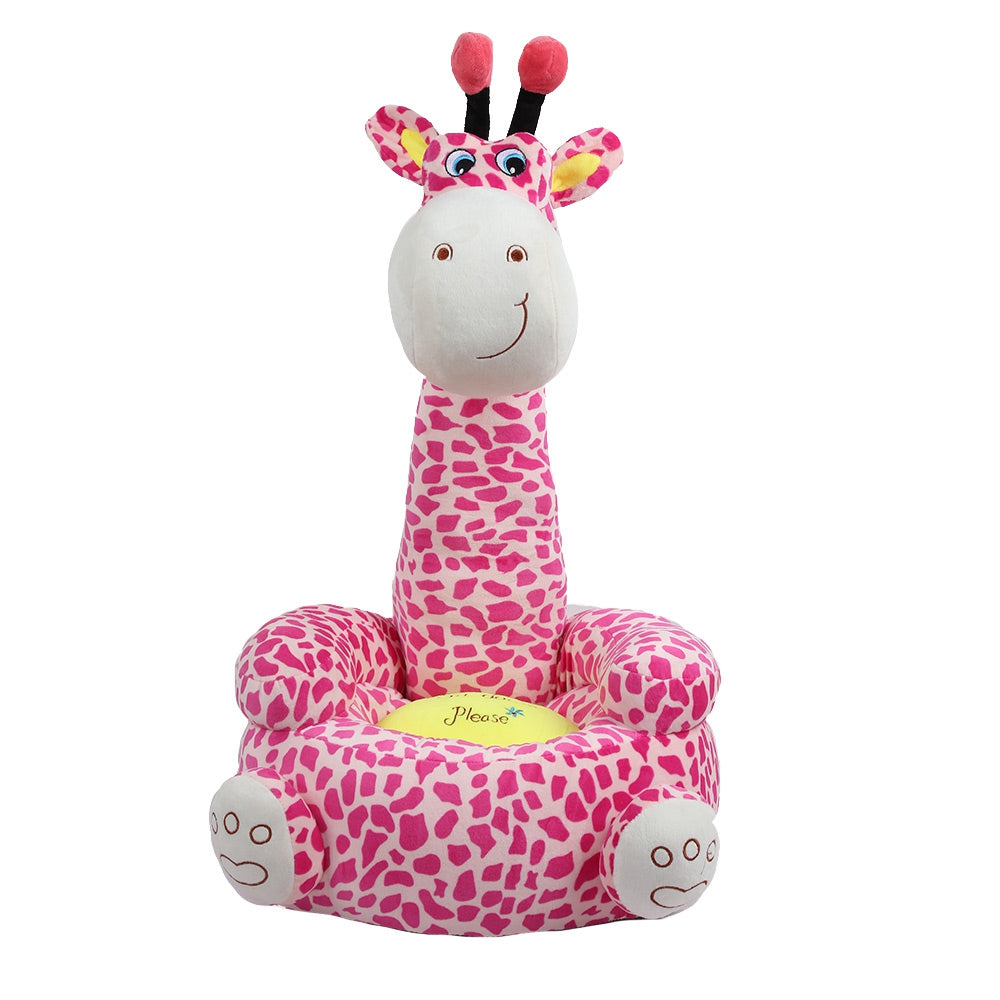 Cartoon Children Kids Seat Sofa Nest Chair Giraffe Plush Toy