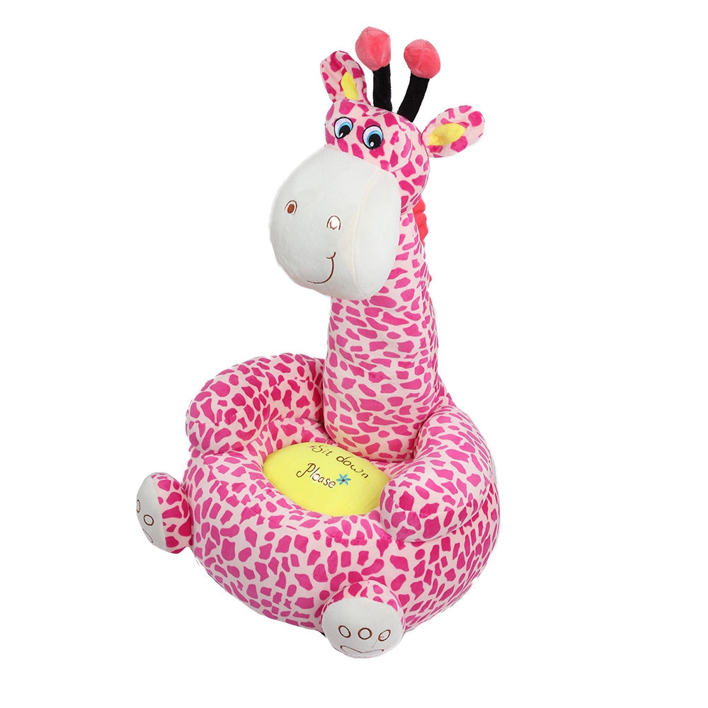 Cartoon Children Kids Seat Sofa Nest Chair Giraffe Plush Toy