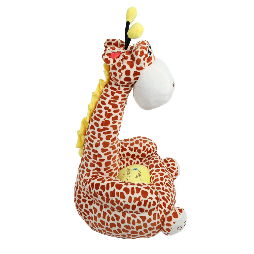 Cartoon Children Kids Seat Sofa Nest Chair Giraffe Plush Toy