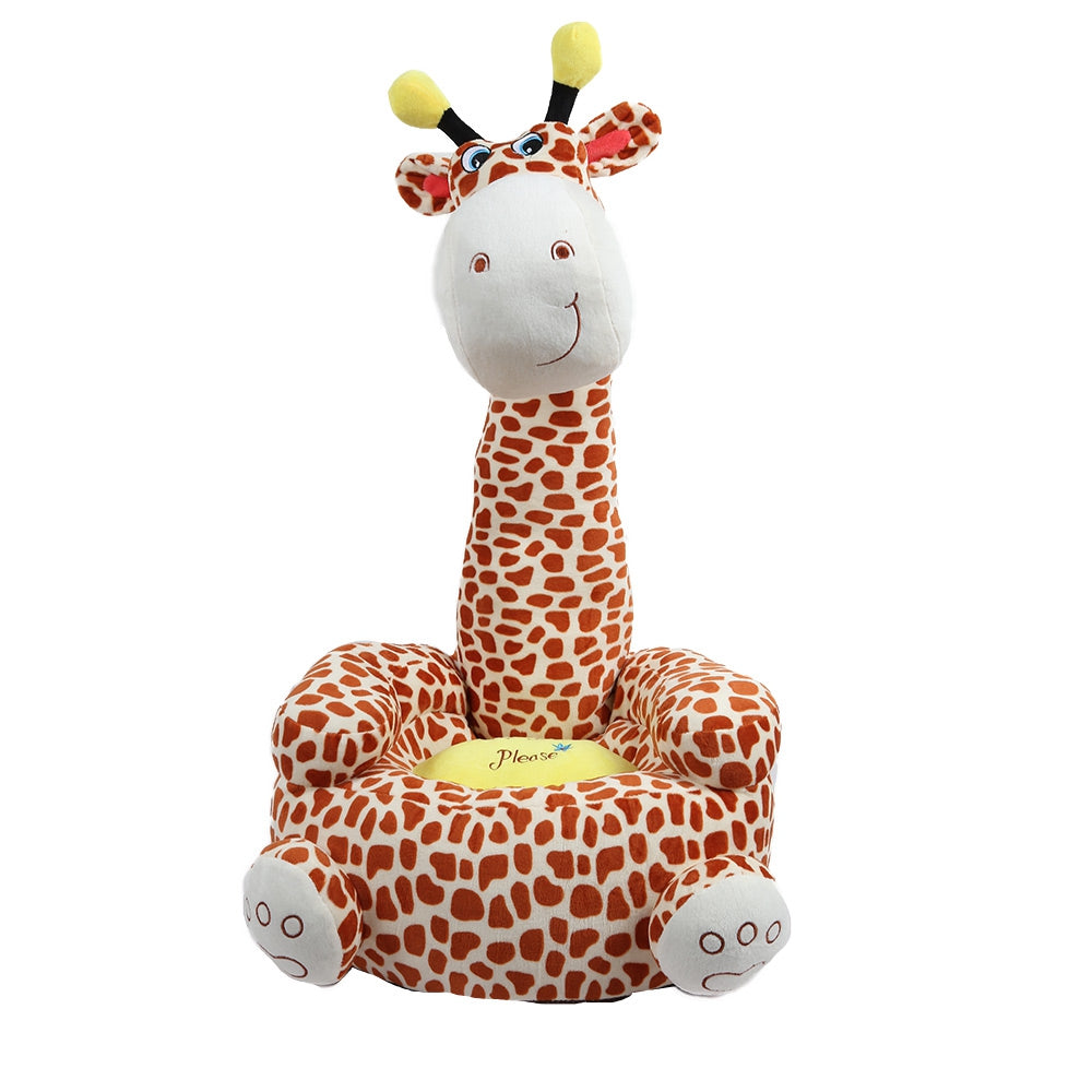 Cartoon Children Kids Seat Sofa Nest Chair Giraffe Plush Toy