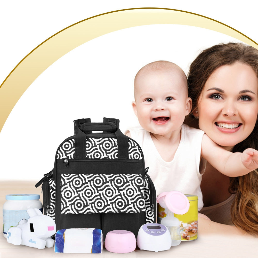 010 Diaper Bag Multifunction Backpack Separate Pockets