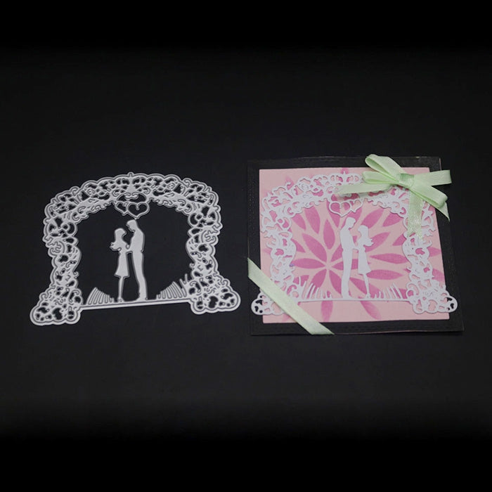 DIY Carbon Steel Couple Scrapbook Album Paper Card Making Cutting Dies