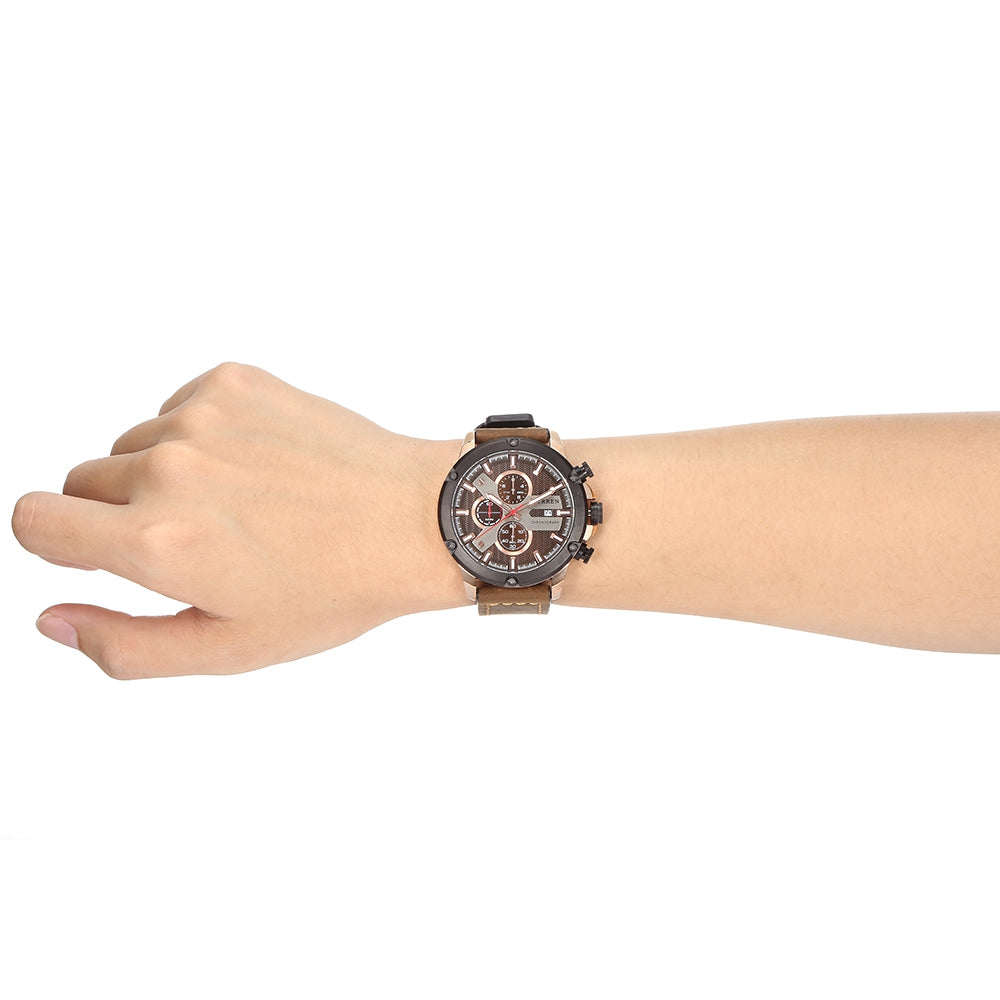 Curren 8308 Male Quartz Watch Date Display Six Pointers