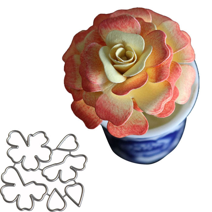 DIY Multi-layered Flower Pattern Metal Cutting Dies Set for Decoration