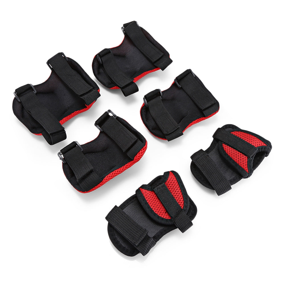 6PCS Skating Protective Gear Wrist Knee Pad Elbow Guard