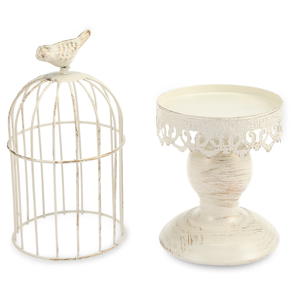 Classic Birdcage Candle Holder Home Decoration