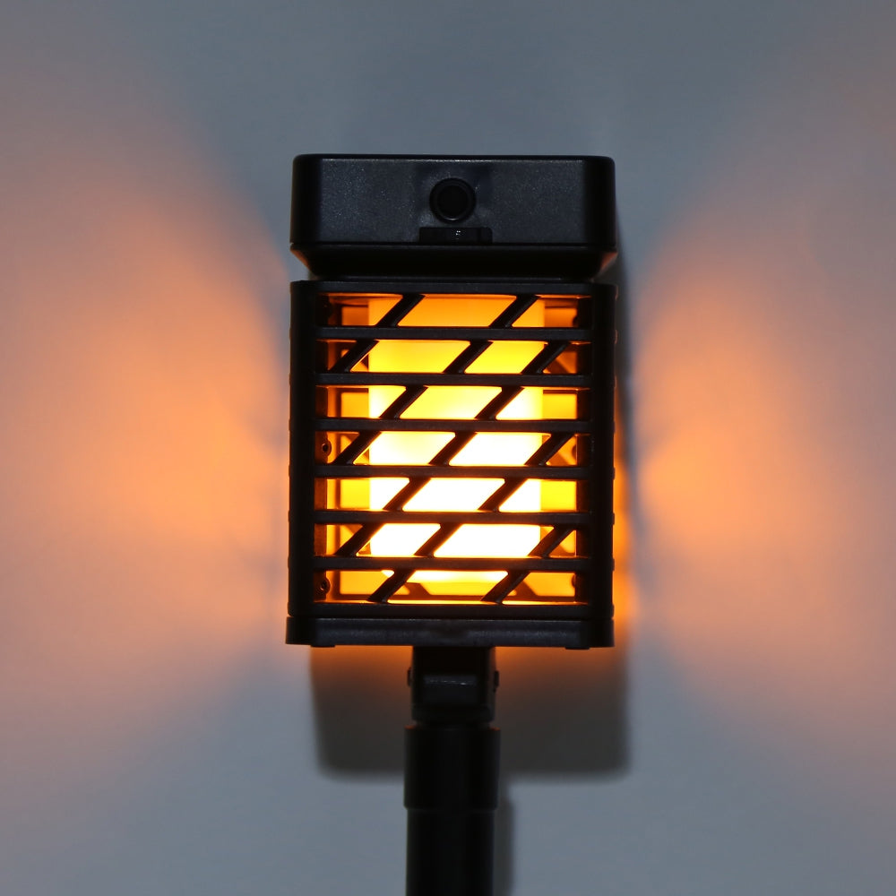 96 LEDs Solar Flame Lamp for Yard Garden Driveway