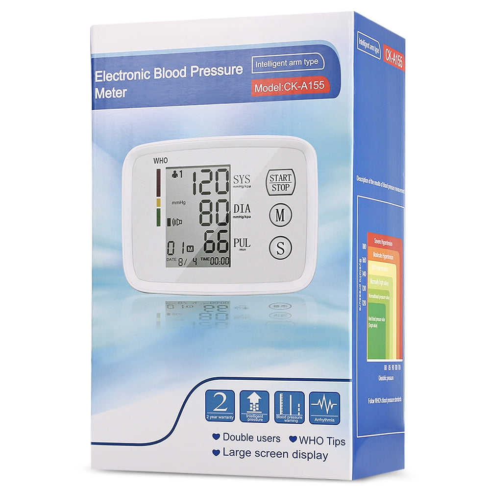 CHANGKUN CK - A155 Arm Health Care Blood Pressure Meter Heart Beat Monitor