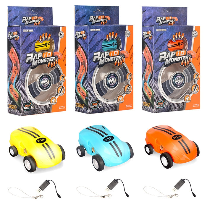 360 degree Rotation Mini Special Effects Laser Chariot Toy 1pc