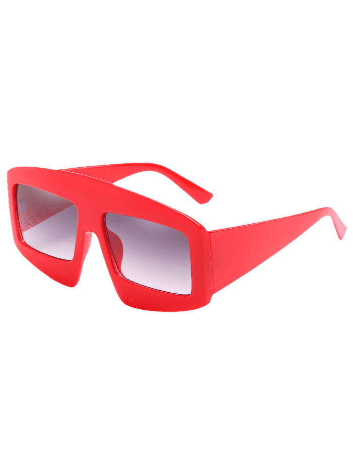 Anti Fatigue Flat Lens Oversized Sunglasses