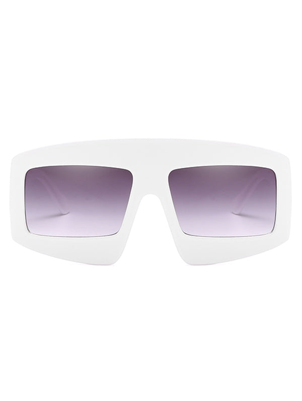 Anti Fatigue Flat Lens Oversized Sunglasses