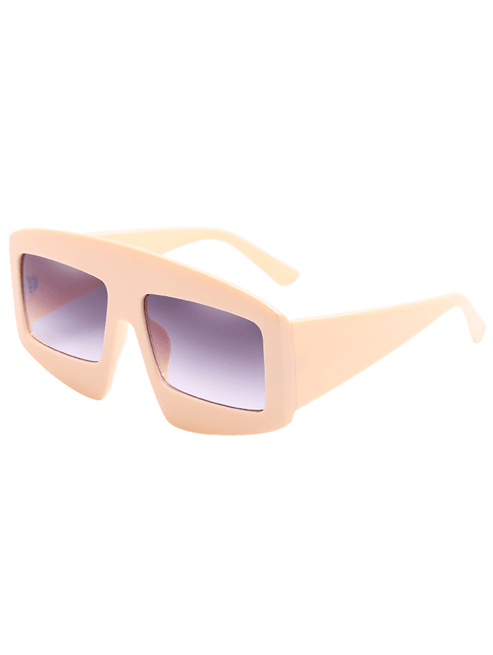 Anti Fatigue Flat Lens Oversized Sunglasses