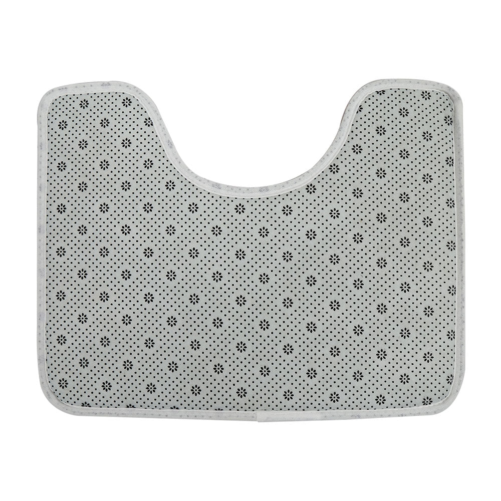 3pcs Seashell Style Bath Toilet Mat Seat Cushion Non-slip Floor Rug