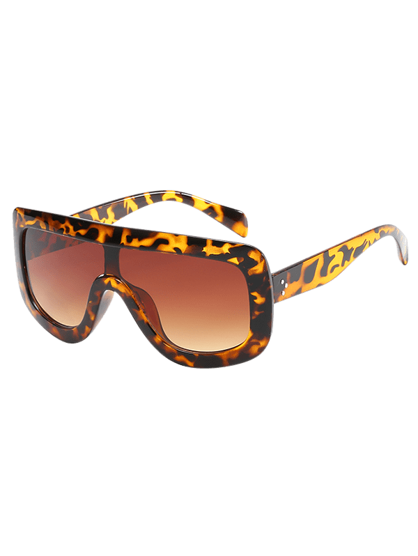 Anti UV Oversized Shield Sunglasses