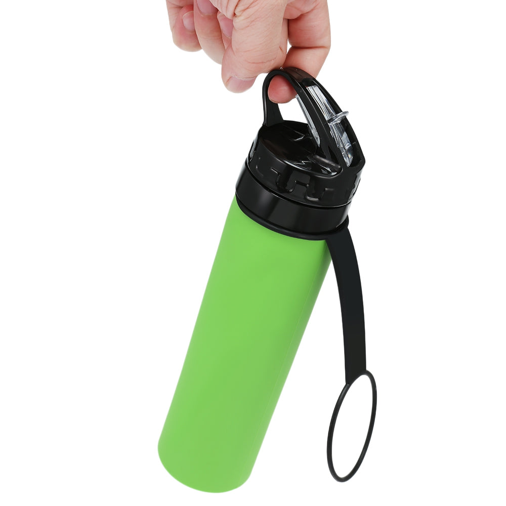 600ml Collapsible Silicone Water Bottle for Sports / Outdoor Use