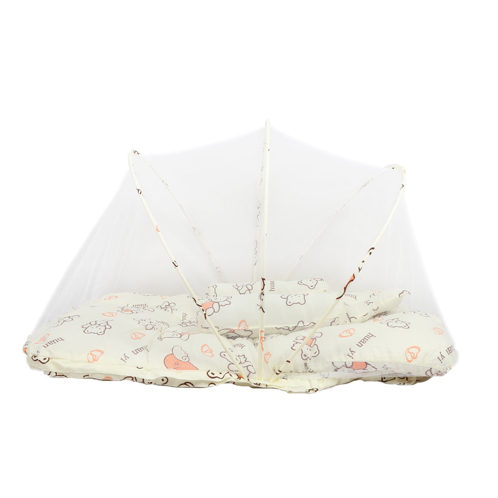 Baby Bed Mosquito Insect Net Folding Mesh Cradle with Sleeping Pillow