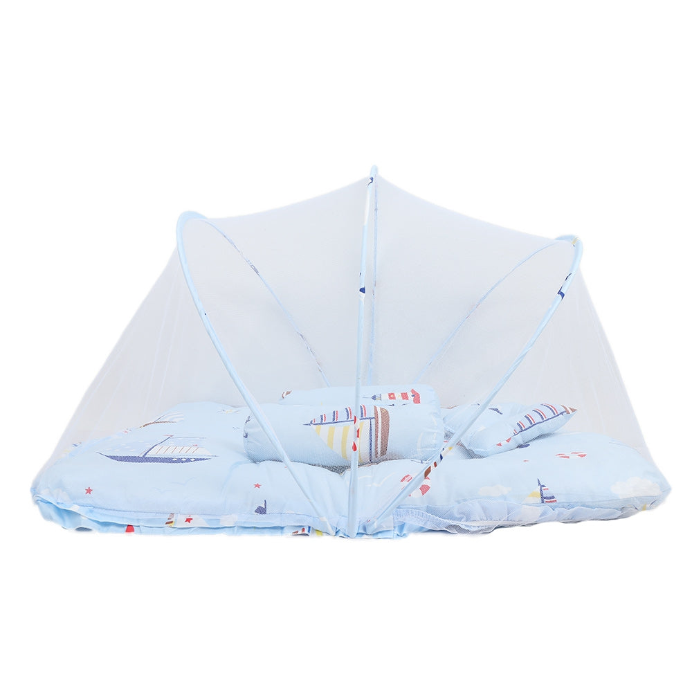 Baby Bed Mosquito Insect Net Folding Mesh Cradle with Sleeping Pillow