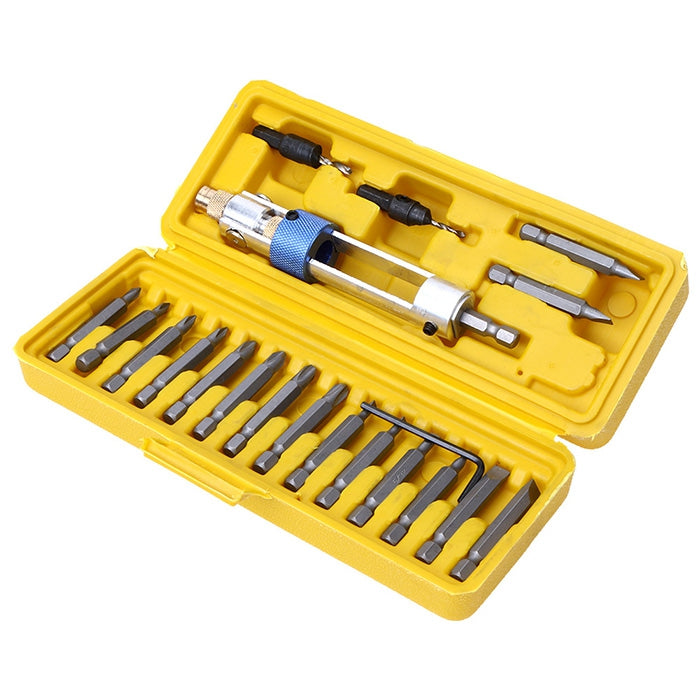 20 in 1 High-speed Steel Multifunctional Drill Driver Set