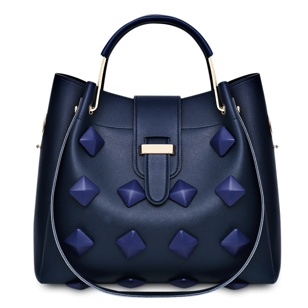 3pcs / Set Women Handbag PU Leather Female Shoulder Crossbody Bag