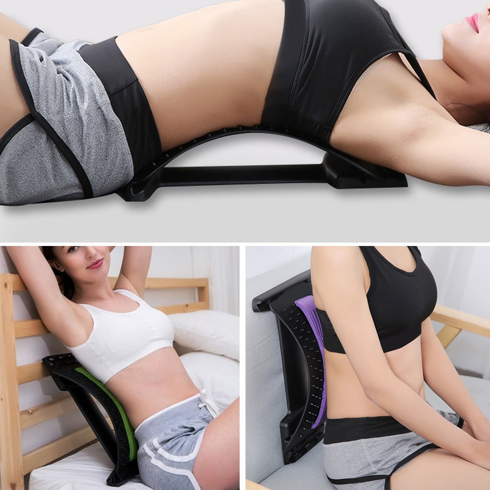 Back Massage Stretcher Lumbar Support Spine Pain Relief Equipment