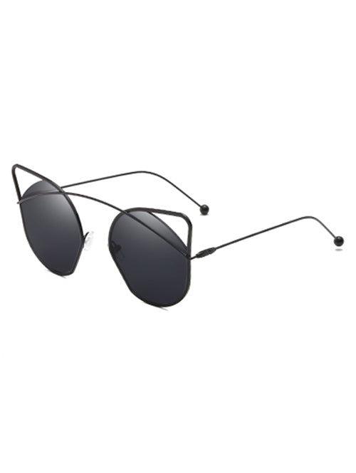 Anti Fatigue Hollow Out Frame Catty Sunglasses