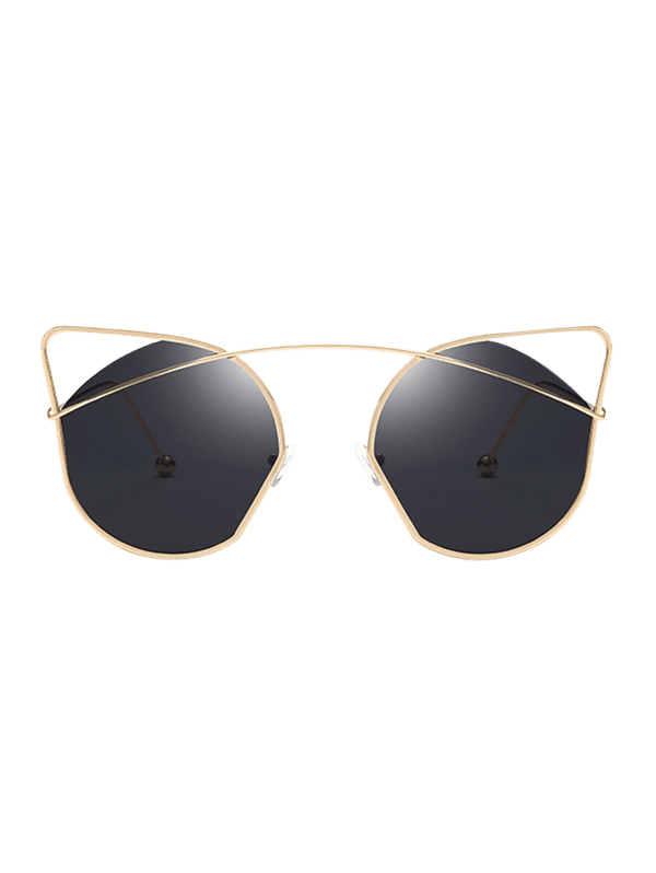 Anti Fatigue Hollow Out Frame Catty Sunglasses