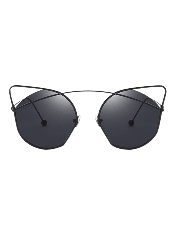 Anti Fatigue Hollow Out Frame Catty Sunglasses