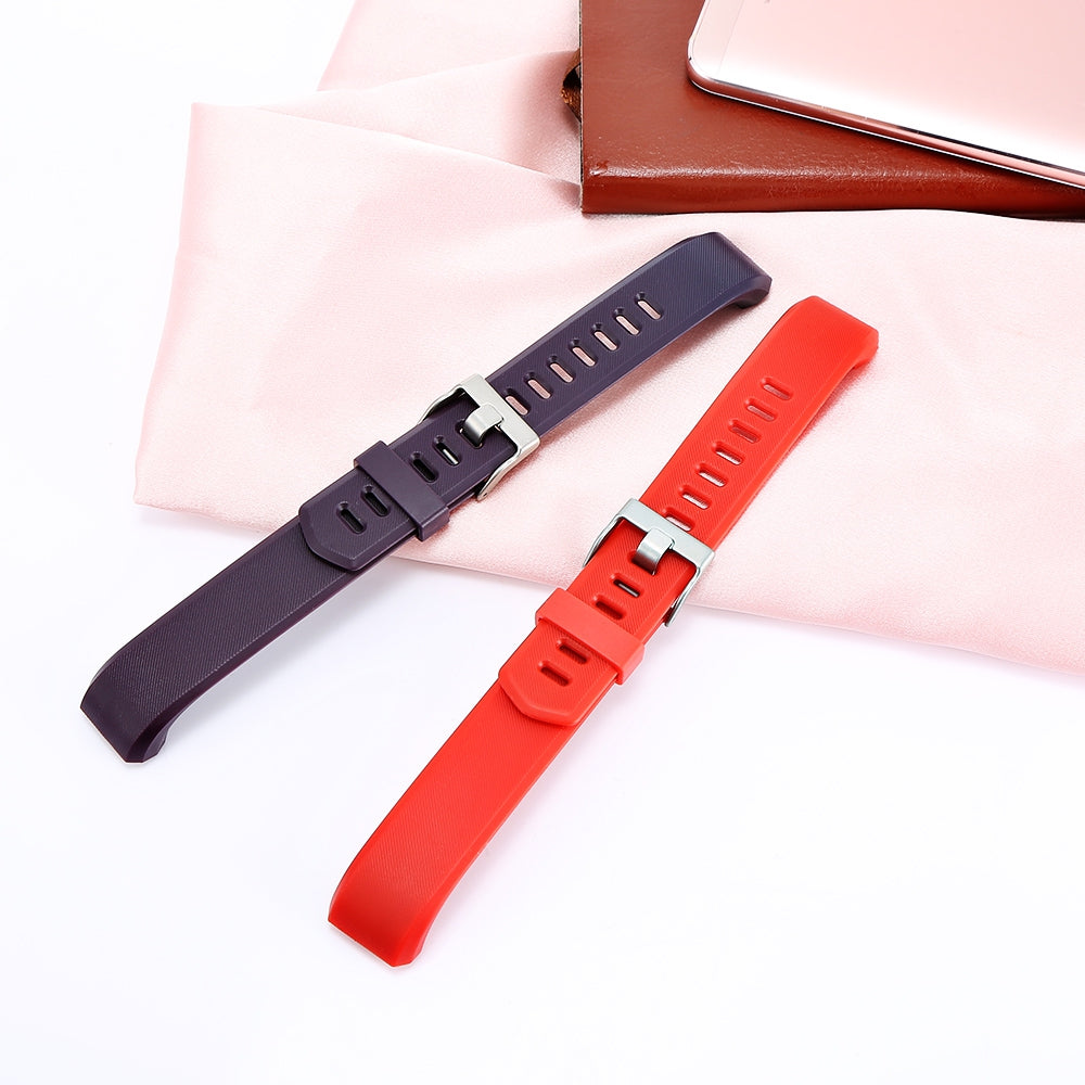 115 HR Plus Pin Buckle Wristband for Smartwatch ID11 Silicone Strap