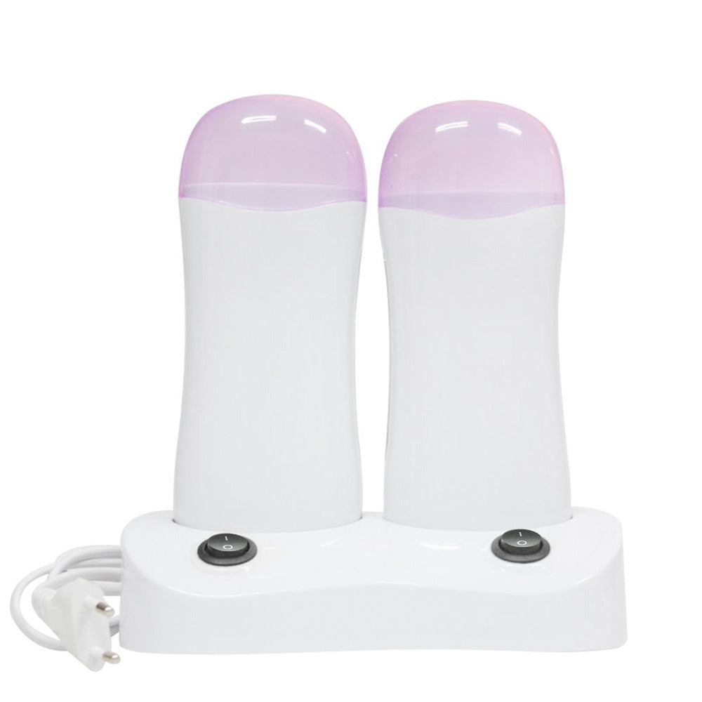 2pcs 100ML Portable Electric Rolling Cartridge Depilatory Heater Waxing Paper Hair Removal for W...