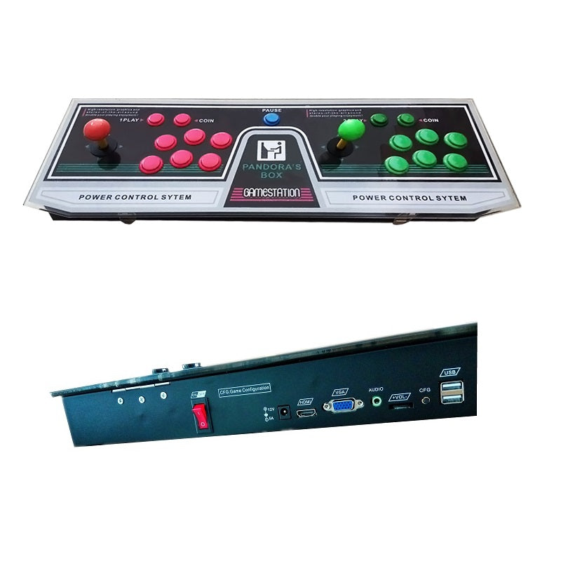 875 Video Games Arcade Console Machine Double Joystick Pandora's Box 5s VGA HDMI 3