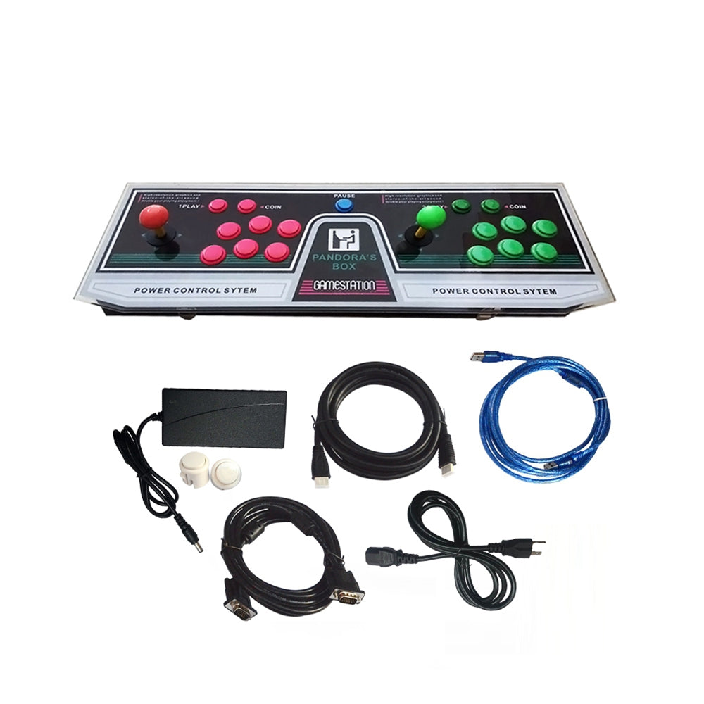 875 Video Games Arcade Console Machine Double Joystick Pandora's Box 5s VGA HDMI 3