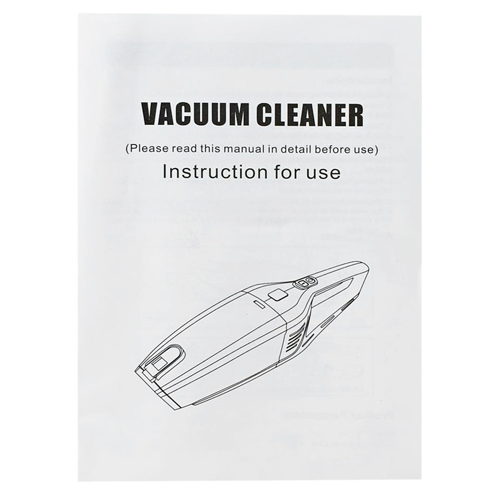 CZK - 6625 12V Car Electric Vacuum Cleaner One Key Dust Clean Dry Wet Dual Use