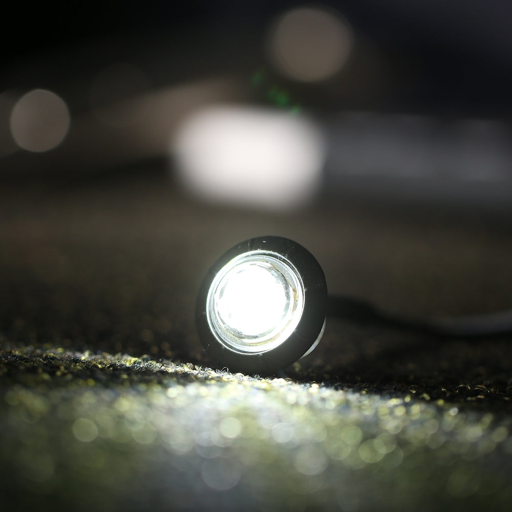 3/4 inch Mount Waterproof LED Trailer Marker Lights Turn Signal Lamp Side Light 12V