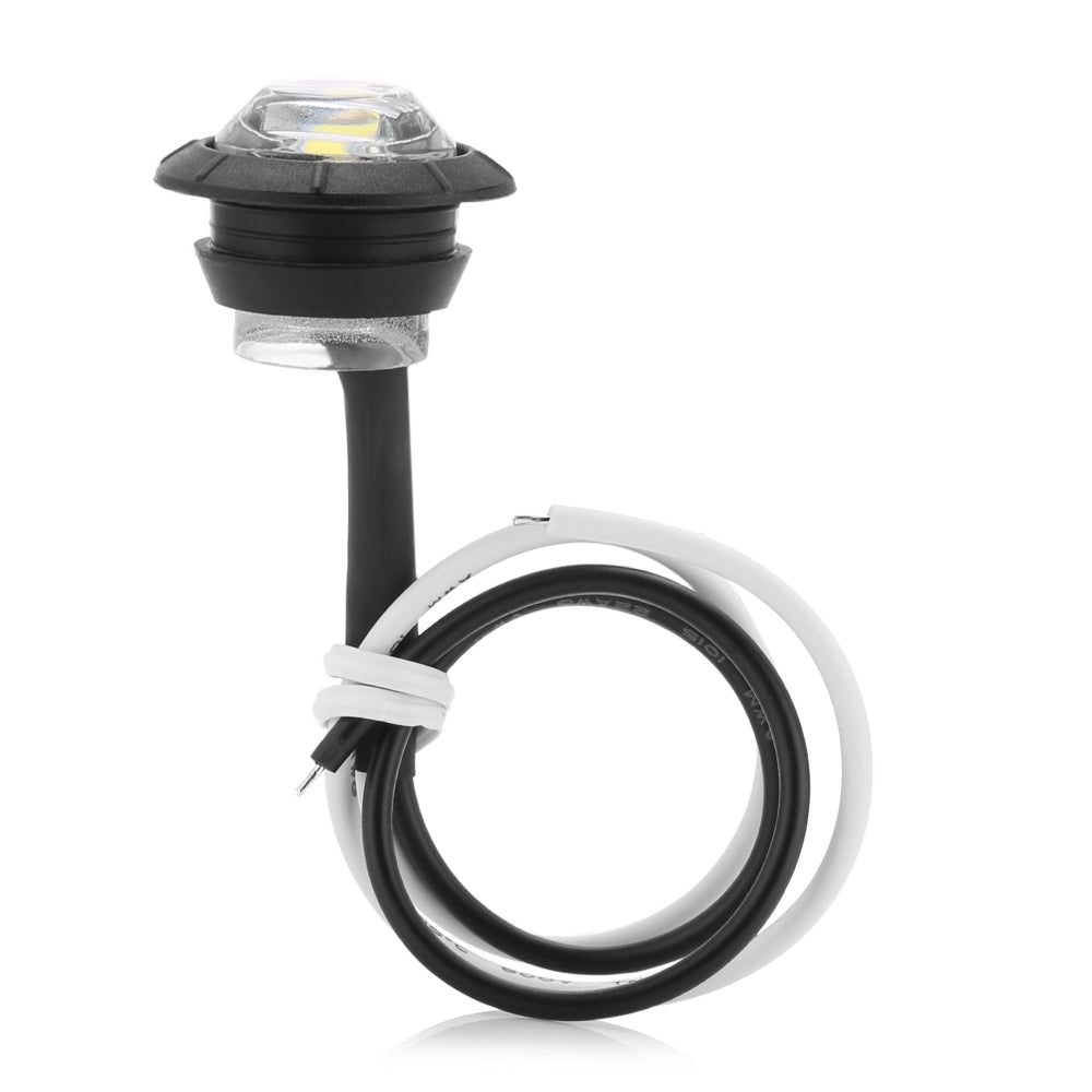 3/4 inch Mount Waterproof LED Trailer Marker Lights Turn Signal Lamp Side Light 12V