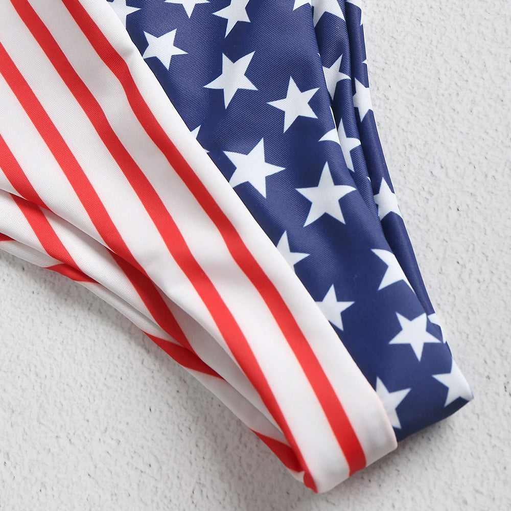 American Flag Bikini Set