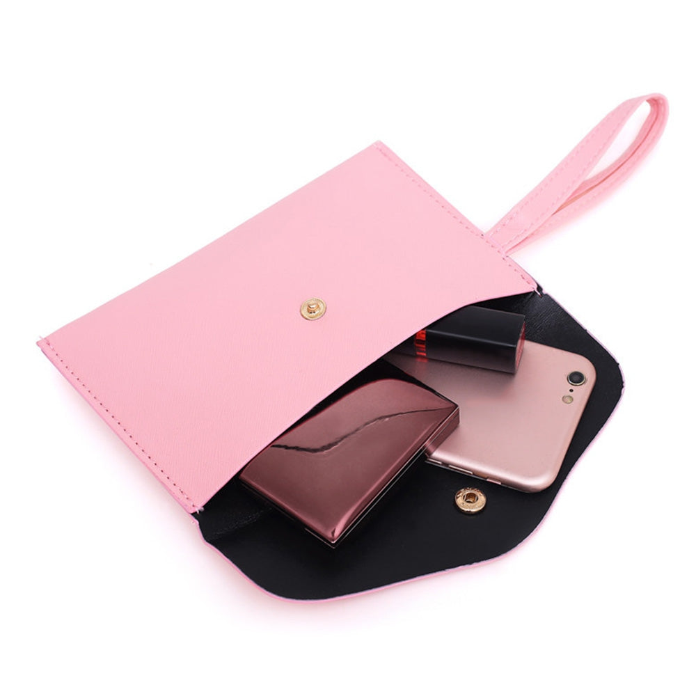 4pcs Composite PU Leather Women Cute Bear Shoulder Bag Backpack Wristlet Card Holder