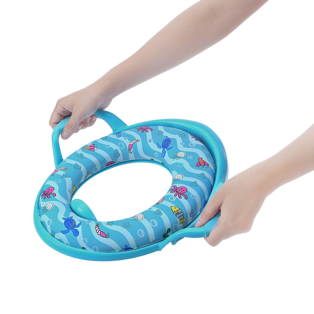 Bethbear Soft Training Potty Seat with Handles / Splash Guard for Boys / Girls