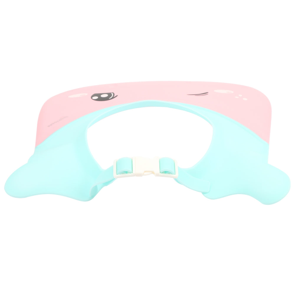 Baby Shower Cap Infant Water Resistant Ear Silicone Shampoo Hat