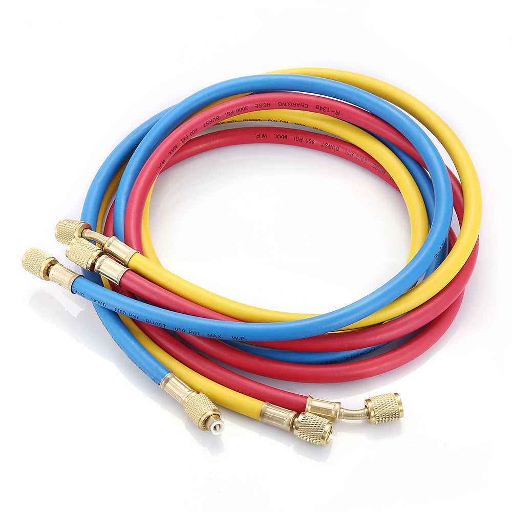 3 Colors Copper Connect Hoses for Air Conditioning Refrigerant Tube 3pcs