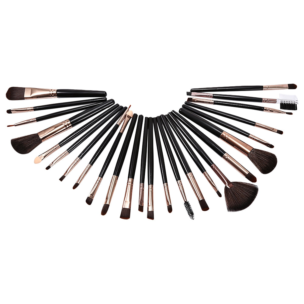 25Pcs Multifunctional High Quality Fiber Makeup Brushes Set