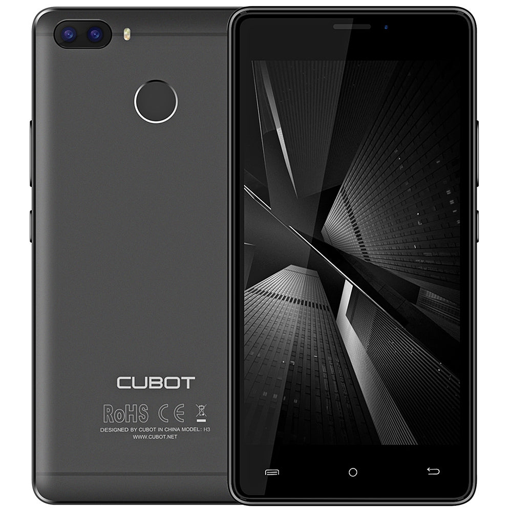 CUBOT H3 4G Smartphone 5.0 inch Android 7.0 MTK6737 1.3GHz Quad Core 3GB RAM 32GB ROM 6000mAh Ba...