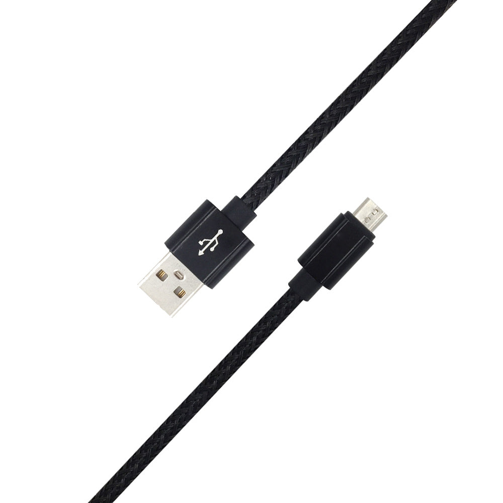 1METER Nylon Micro USB Cable Output 2.0A Fast Charge Wire