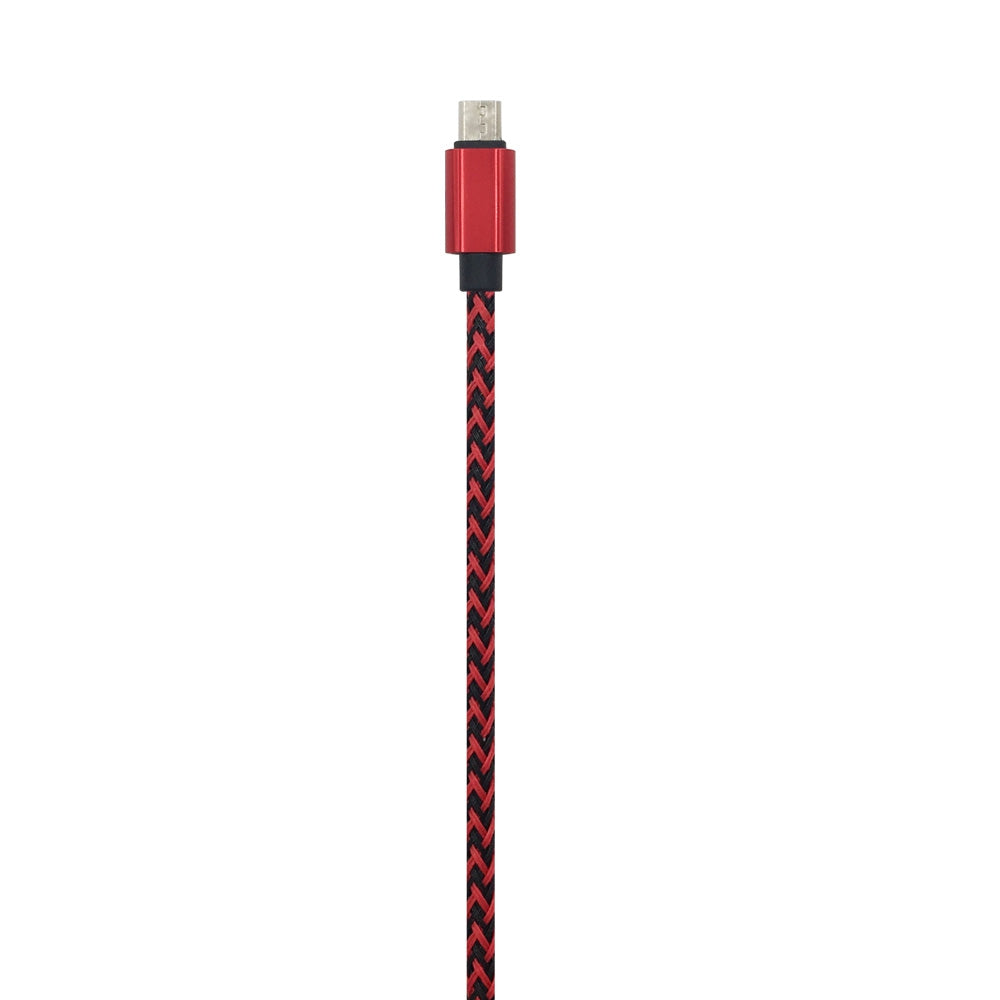 1METER Nylon Micro USB Cable Output 2.0A Fast Charge Wire