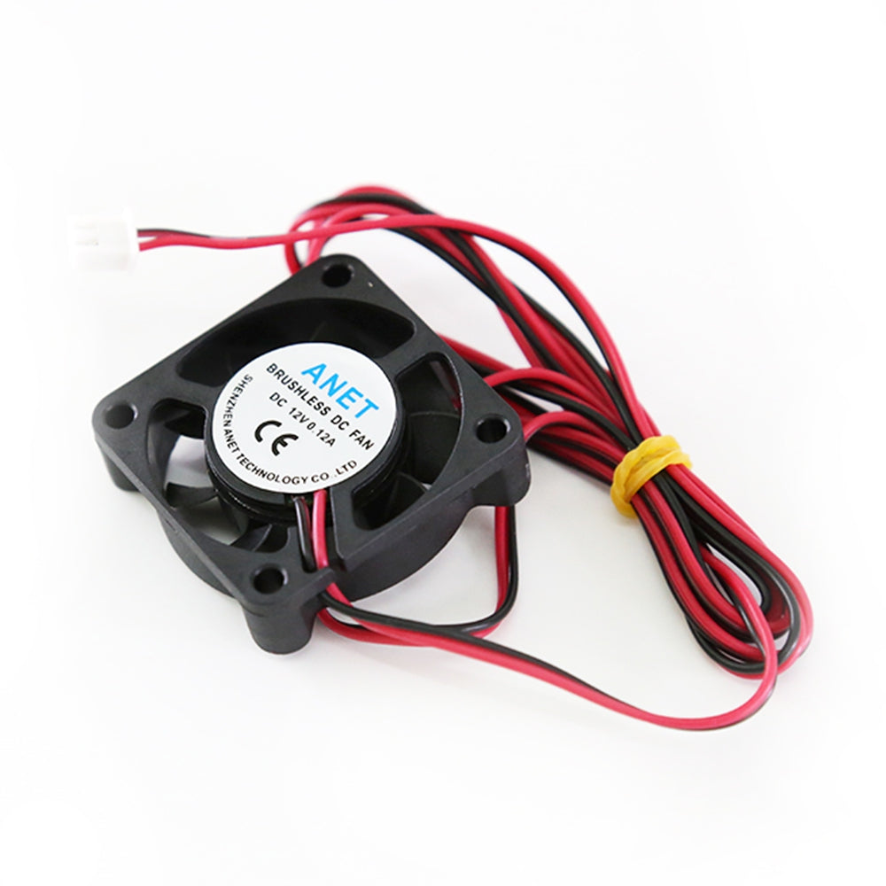 Anet DC 12V Silent Brushless Cooling Fan 2 Pin for 3D Printer Hot End