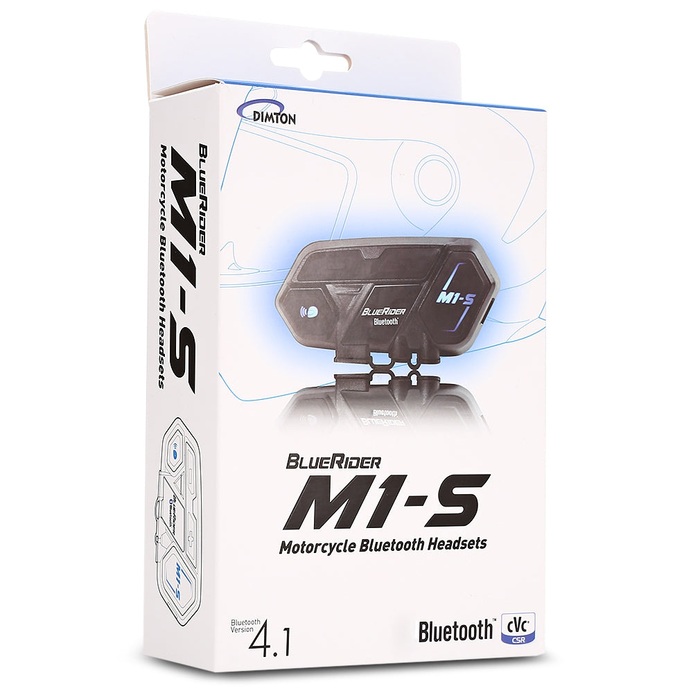 BLUERIDER M1 - S Motorcycle Helmet Bluetooth 4.1 4000m Intercom System