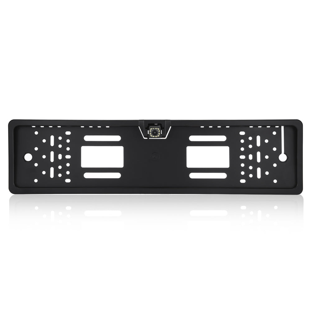 Car License Plate Frame Waterproof Reversing Rear Camera with 12 LED Lights